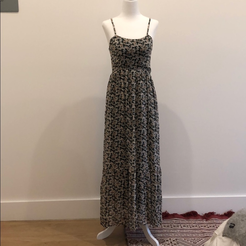 Wray Lucy dress, green and cream floral - small